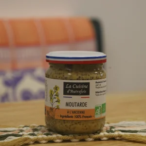 packaging moutarde à l'ancienne