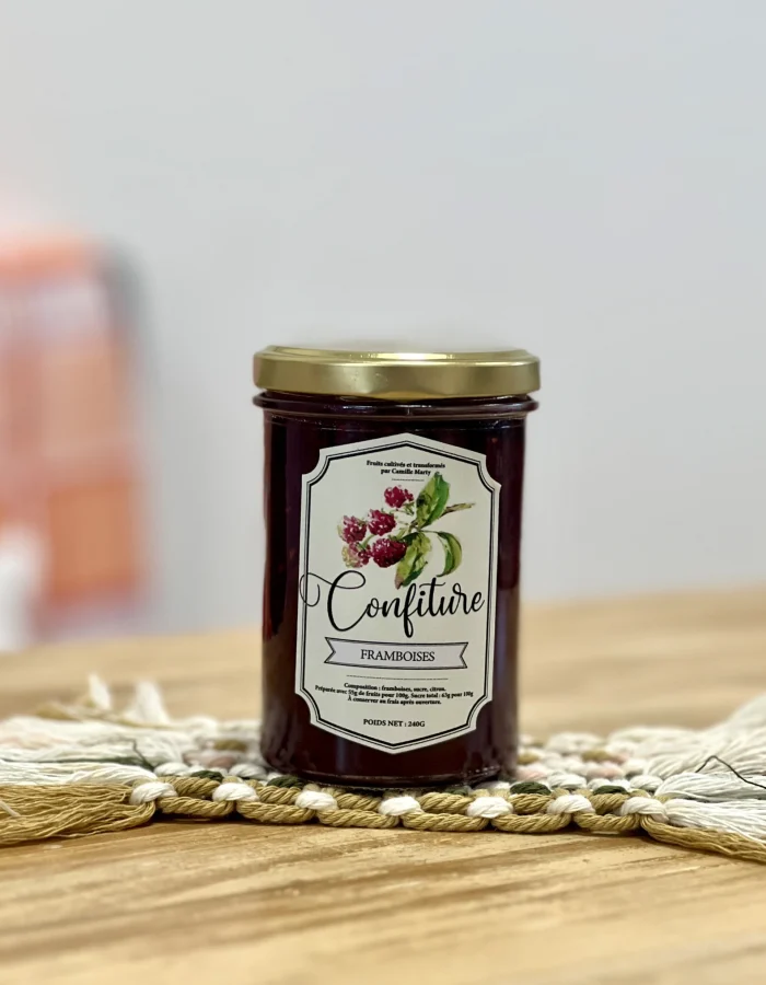Confiture de framboise