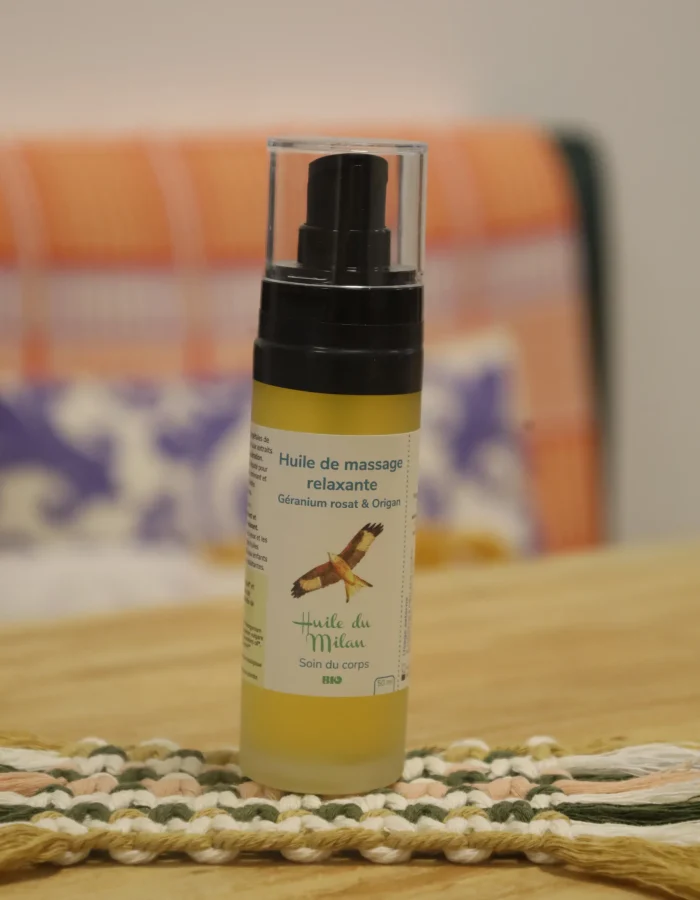 Huile de massage relaxante