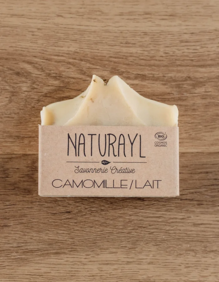 Savon solide camomille lait de chèvre