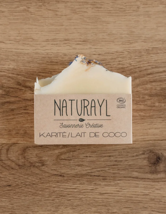 Savon solide karité lait de coco