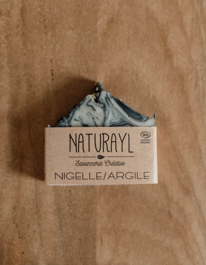 Savon solide argile nigelle